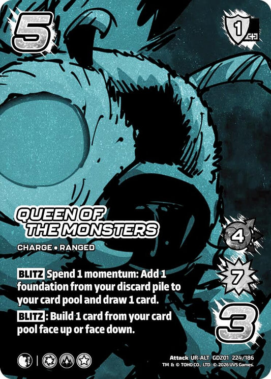 Image for Queen of the Monsters (Alternate Art) (GDZ01 224/186) (Godzilla: Reign of Kaiju) - UniVersus