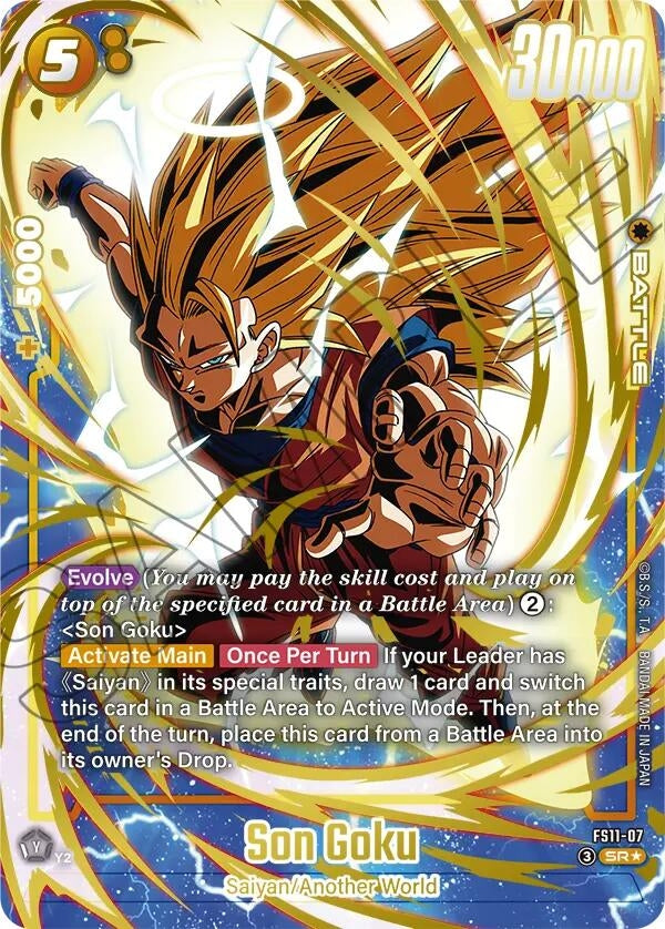 Image for Son Goku - FS11-07 (Gold) (FS11-07) (Starter Deck EX: The Phase of Evolution) - Dragon Ball Super: Fusion World