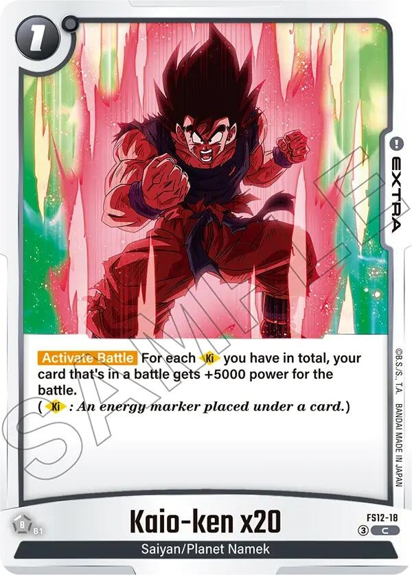 Image for Kaio-ken x20 (FS12-18) (Starter Deck EX: The Beat of Ki) - Dragon Ball Super: Fusion World