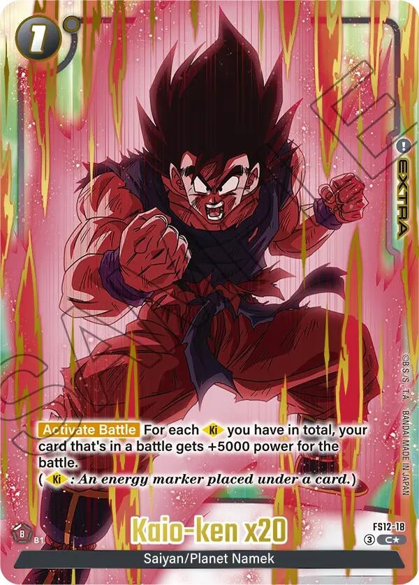 Image for Kaio-ken x20 (Gold) (FS12-18) (Starter Deck EX: The Beat of Ki) - Dragon Ball Super: Fusion World