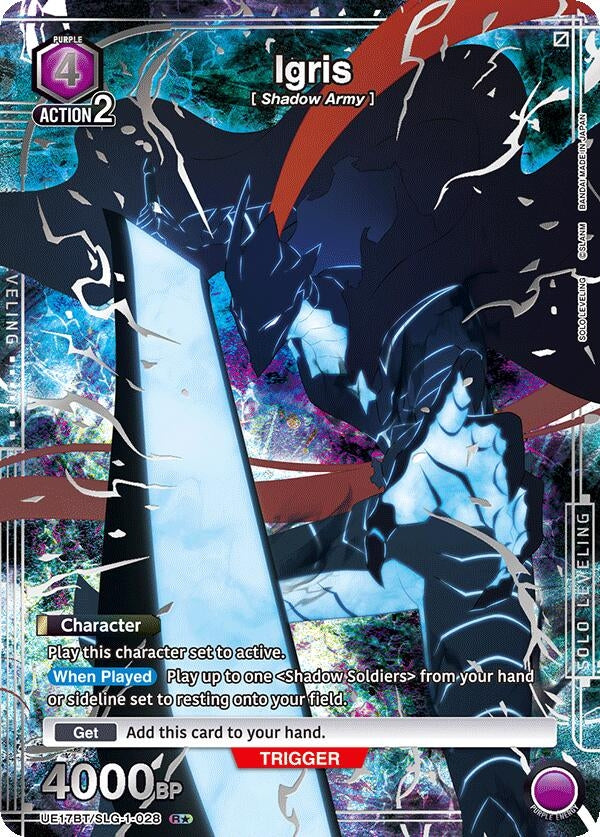 Image for Igris (R*) (UE17BT/SLG-1-028) (UE17BT: SOLO LEVELING) - Union Arena