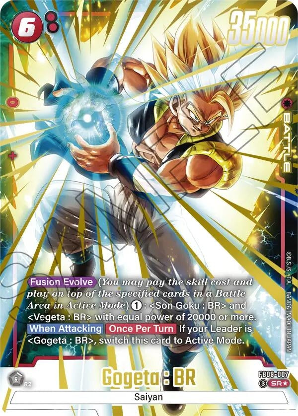 Image for Gogeta : BR - FB09-007 (Alternate Art) (FB09-007) (Dual Evolution) - Dragon Ball Super: Fusion World