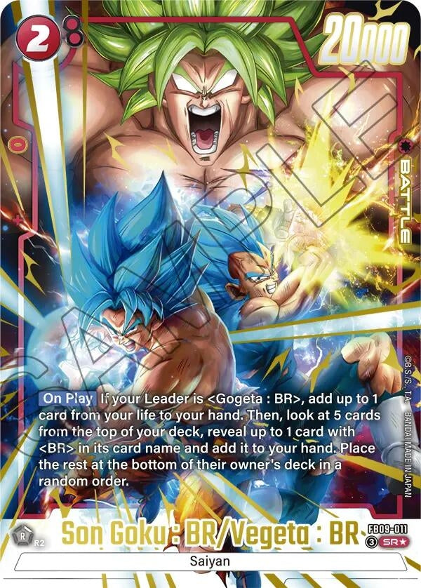 Image for Son Goku : BR/Vegeta : BR (Alternate Art) (FB09-011) (Dual Evolution) - Dragon Ball Super: Fusion World