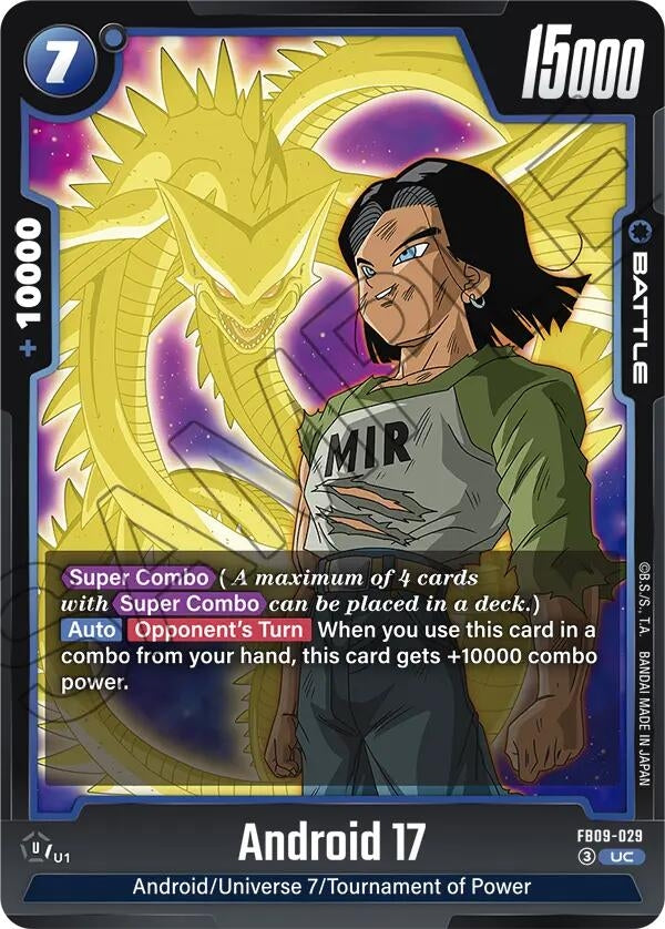 Image for Android 17 - FB09-029 (FB09-029) (Dual Evolution) - Dragon Ball Super: Fusion World
