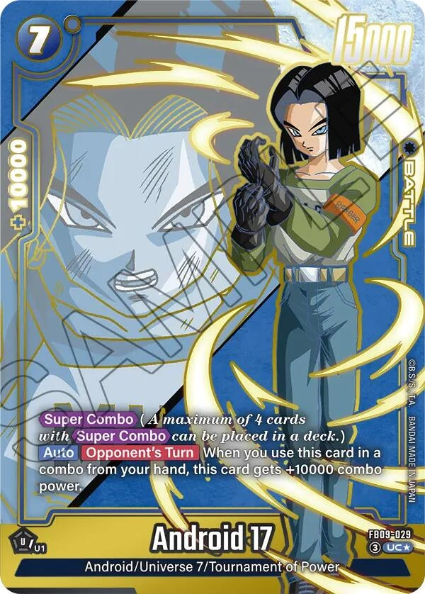 Image for Android 17 - FB09-029 (Alternate Art) (FB09-029) (Dual Evolution) - Dragon Ball Super: Fusion World