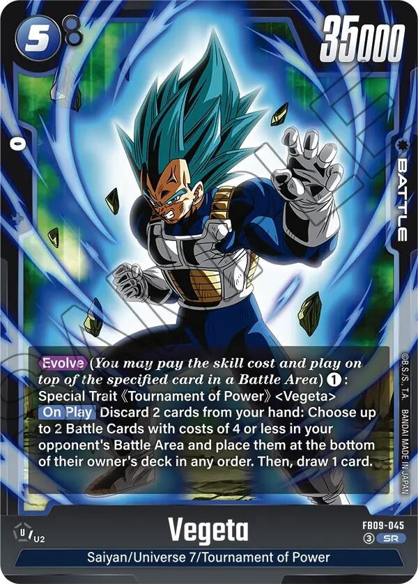 Image for Vegeta - FB09-045 (FB09-045) (Dual Evolution) - Dragon Ball Super: Fusion World