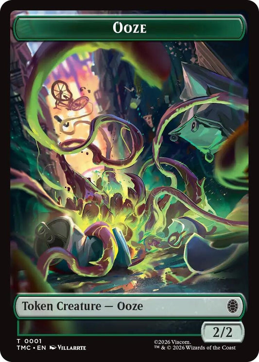 Image for Ooze // Clue Double-Sided Token (1 // 2) (Teenage Mutant Ninja Turtles) - Magic: The Gathering