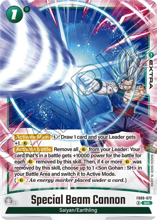Image for Special Beam Cannon (FB09-072) (Dual Evolution) - Dragon Ball Super: Fusion World