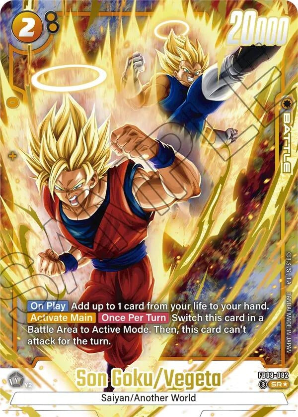 Image for Son Goku/Vegeta (Alternate Art) (FB09-082) (Dual Evolution) - Dragon Ball Super: Fusion World