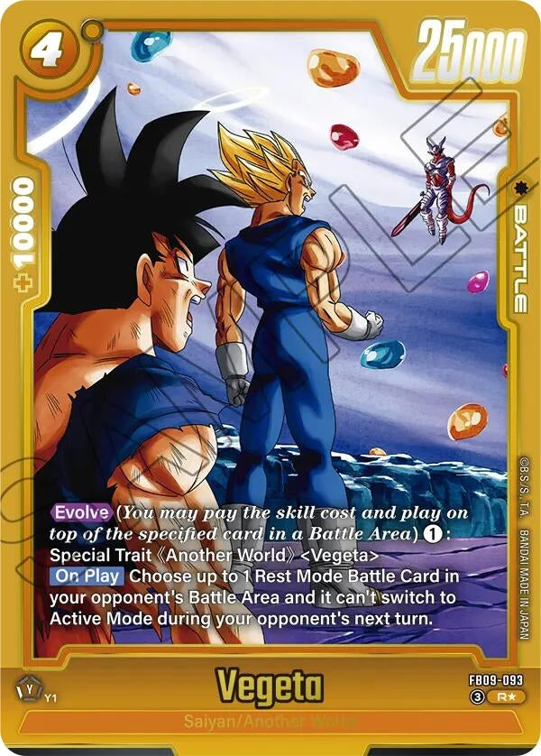Image for Vegeta - FB09-093 (Alternate Art) (FB09-093) (Dual Evolution) - Dragon Ball Super: Fusion World