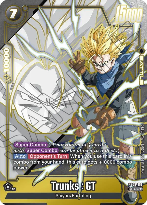 Image for Trunks : GT - FB09-110 (Alternate Art) (FB09-110) (Dual Evolution) - Dragon Ball Super: Fusion World