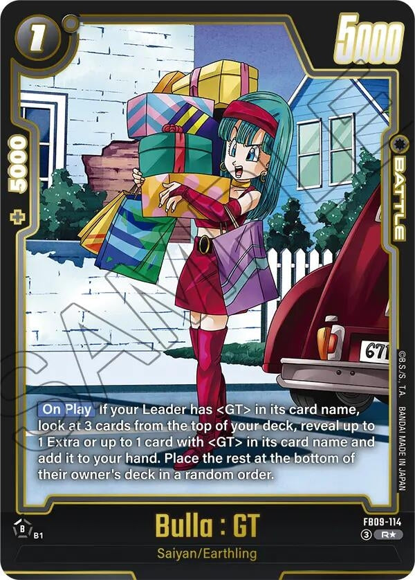 Image for Bulla : GT (Alternate Art) (FB09-114) (Dual Evolution) - Dragon Ball Super: Fusion World