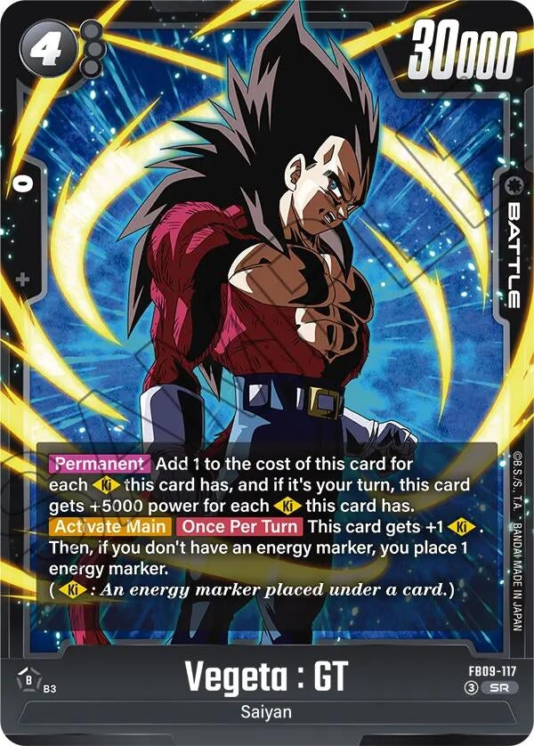 Image for Vegeta : GT - FB09-117 (FB09-117) (Dual Evolution) - Dragon Ball Super: Fusion World