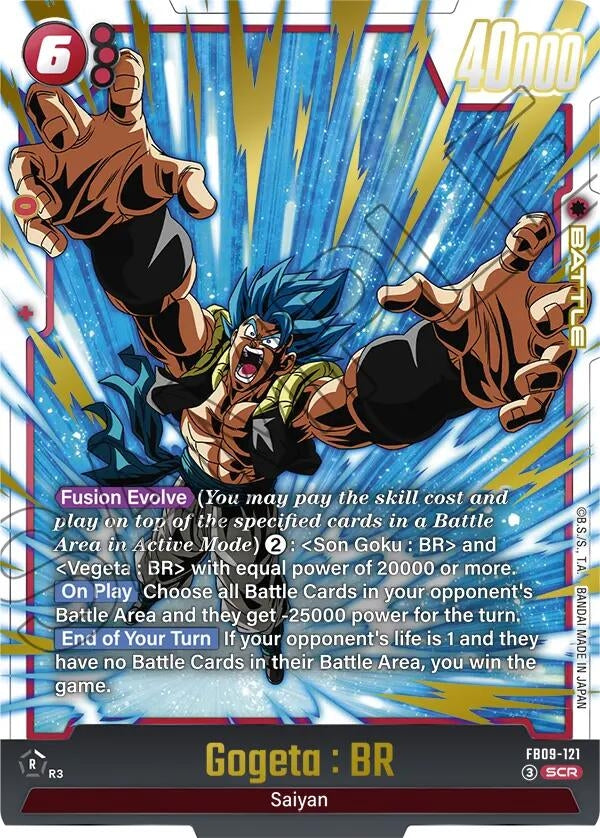Image for Gogeta : BR - FB09-121 (FB09-121) (Dual Evolution) - Dragon Ball Super: Fusion World