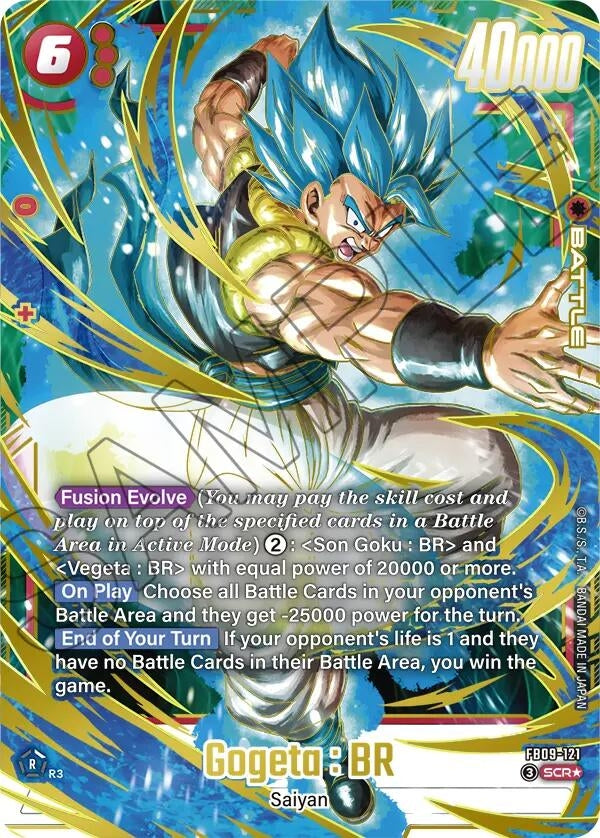 Image for Gogeta : BR - FB09-121 (Alternate Art) (FB09-121) (Dual Evolution) - Dragon Ball Super: Fusion World