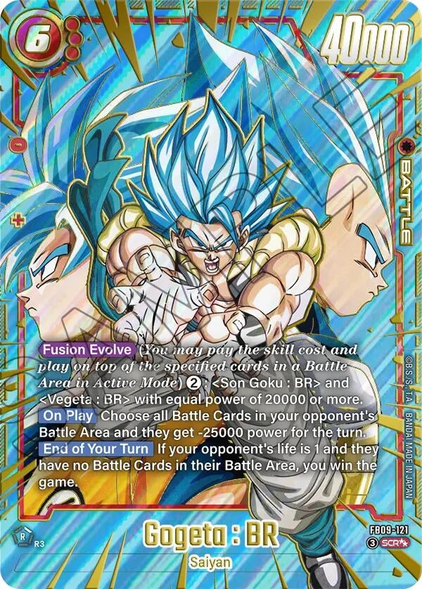 Image for Gogeta : BR - FB09-121 (Super Alternate Art) (FB09-121) (Dual Evolution) - Dragon Ball Super: Fusion World