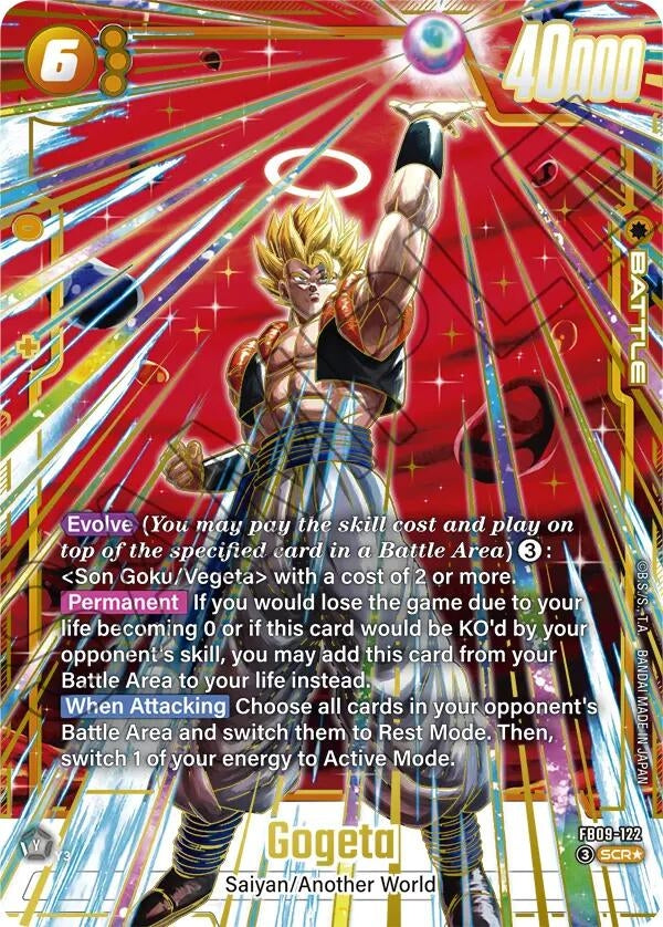 Image for Gogeta (Alternate Art) (FB09-122) (Dual Evolution) - Dragon Ball Super: Fusion World
