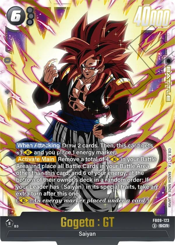 Image for Gogeta : GT - FB09-123 (FB09-123) (Dual Evolution) - Dragon Ball Super: Fusion World