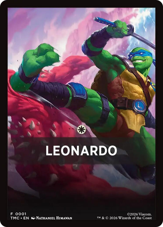 Image for Leonardo Theme Card (1) (Teenage Mutant Ninja Turtles) - Magic: The Gathering