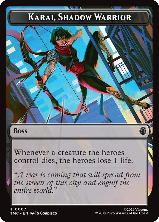 Image for Karai, Shadow Warrior (7) (Teenage Mutant Ninja Turtles) - Magic: The Gathering