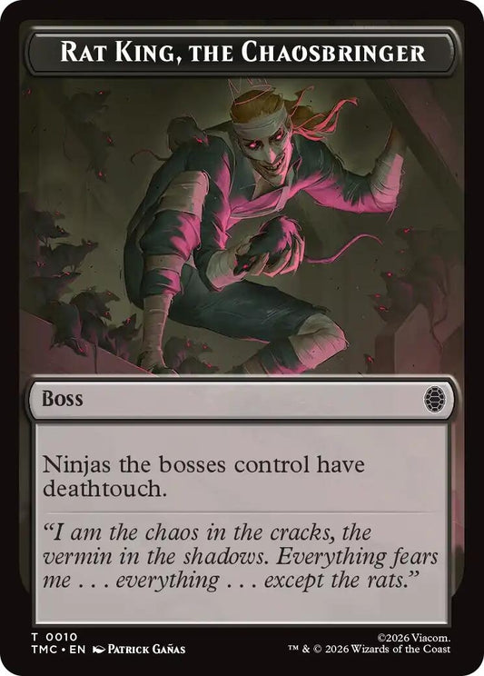 Image for Rat King, The Chaosbringer (10) (Teenage Mutant Ninja Turtles) - Magic: The Gathering