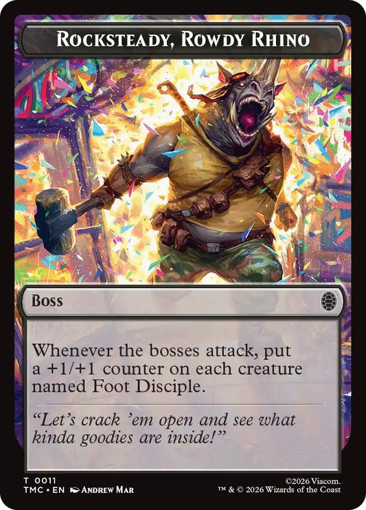 Image for Rocksteady, Rowdy Rhino (11) (Teenage Mutant Ninja Turtles) - Magic: The Gathering