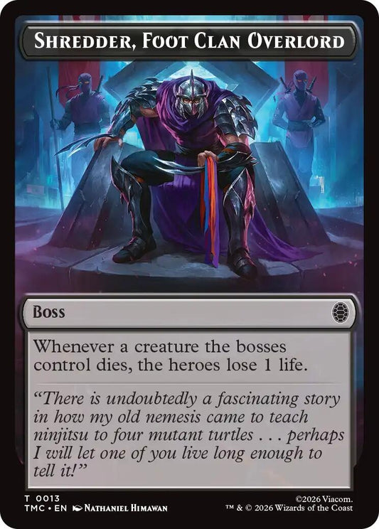 Image for Shredder, Foot Clan Overlord (13) (Teenage Mutant Ninja Turtles) - Magic: The Gathering