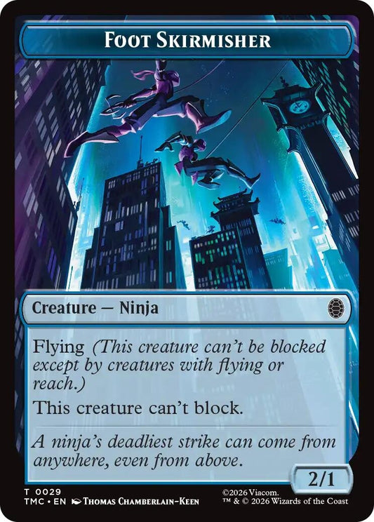 Image for Foot Skirmisher (29) (Teenage Mutant Ninja Turtles) - Magic: The Gathering