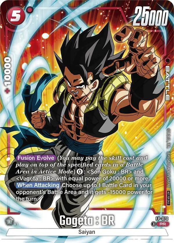 Image for Gogeta : BR (Tournament Pack 10) (FP-070) (Tournament and Championship Promos) (DBSFW_TPR) - Dragon Ball Super: Fusion World