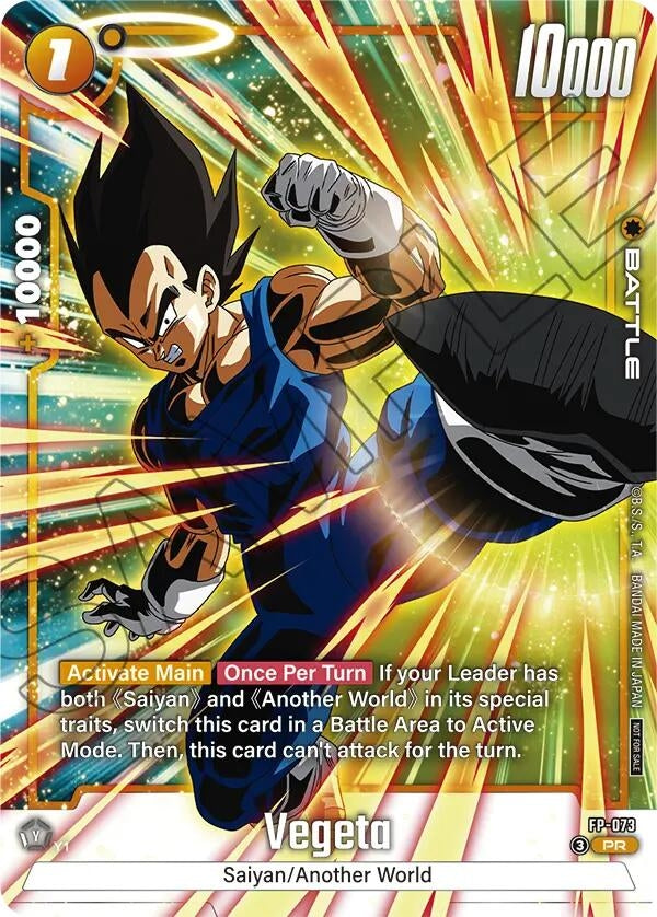 Image for Vegeta - FP-073 (Tournament Pack 10) (FP-073) (Tournament and Championship Promos) (DBSFW_TPR) - Dragon Ball Super: Fusion World