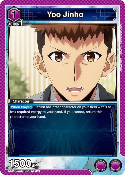 Image for Yoo Jinho (026) (UE17BT/SLG-1-026) (UE17BT: SOLO LEVELING) - Union Arena