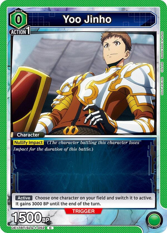 Image for Yoo Jinho (052) (UE17BT/SLG-1-052) (UE17BT: SOLO LEVELING) - Union Arena