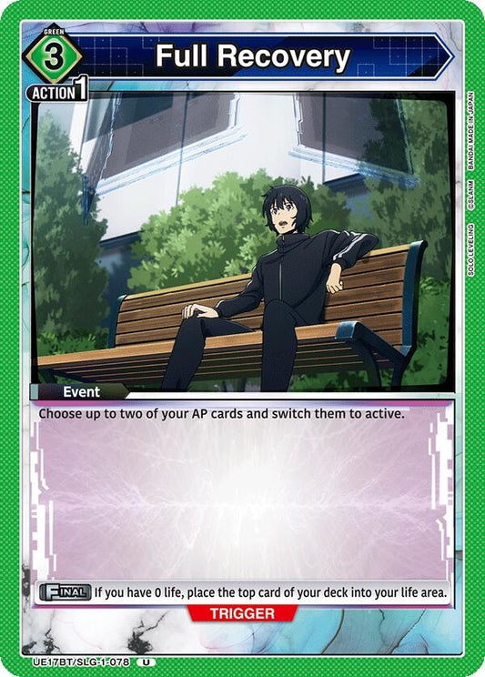 Image for Full Recovery (UE17BT/SLG-1-078) (UE17BT: SOLO LEVELING) - Union Arena