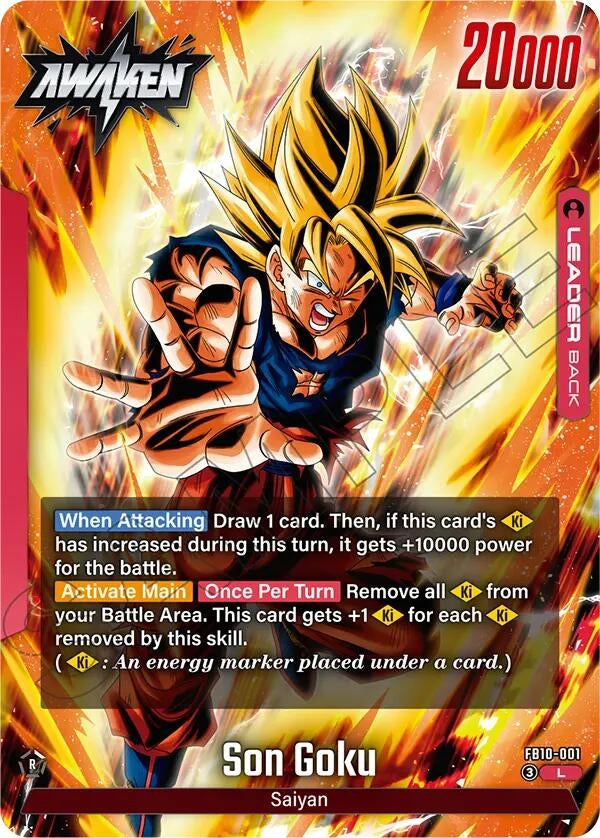 Image for Son Goku - FB10-001 (FB10-001) (Cross Force) (FB10) - Dragon Ball Super: Fusion World