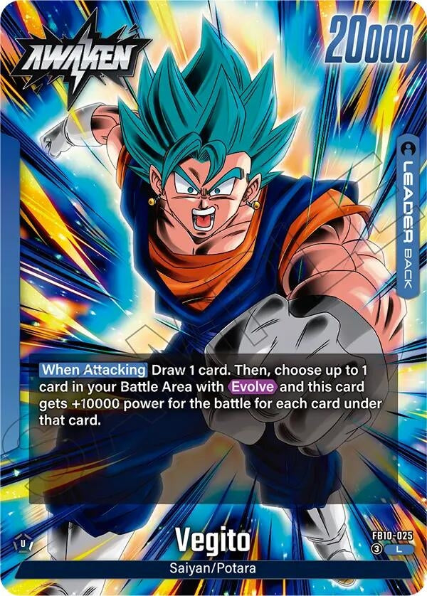 Image for Son Goku/Vegeta // Vegito (FB10-025) (Cross Force) (FB10) - Dragon Ball Super: Fusion World