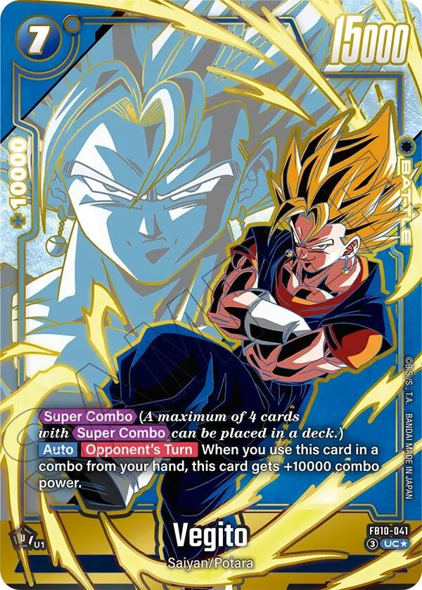 Image for Vegito - FB10-041 (Alternate Art) (FB10-041) (Cross Force) (FB10) - Dragon Ball Super: Fusion World