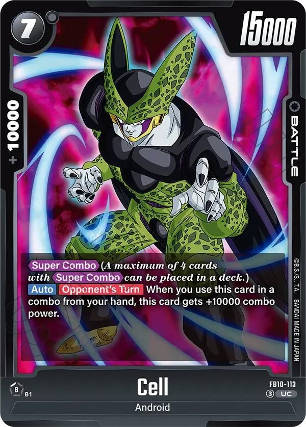 Image for Cell - FB10-113 (FB10-113) (Cross Force) (FB10) - Dragon Ball Super: Fusion World