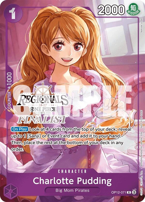 Image for Charlotte Pudding (Regionals Finalist Card Set 26-27) (OP12-071) (One Piece Promotion Cards) - One Piece Card Game