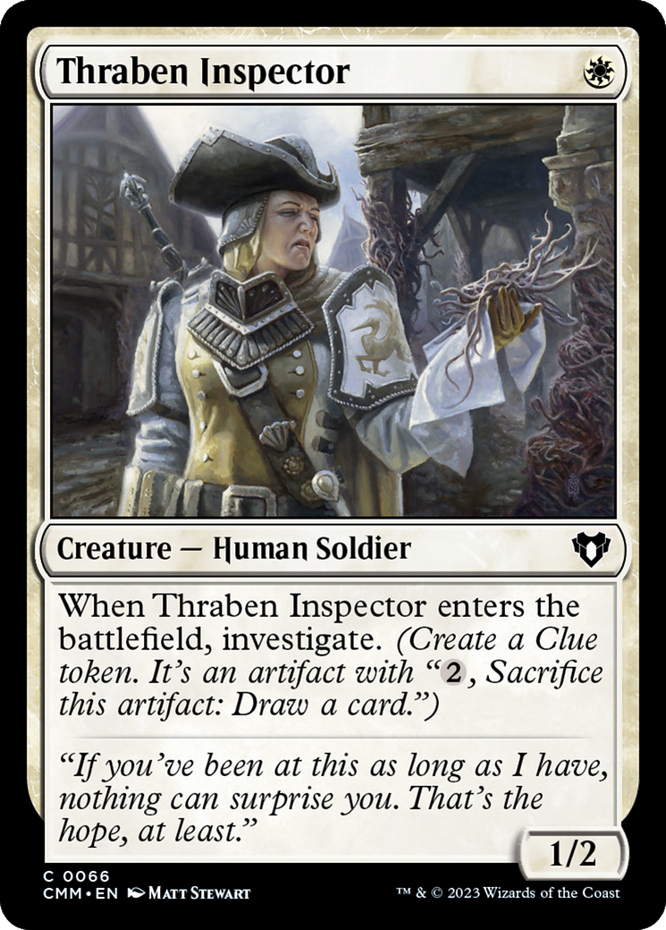 Thraben Inspector [Commander Masters] | Red Riot Games CA