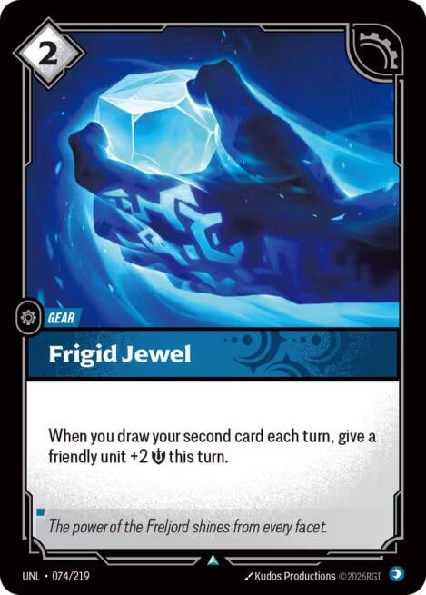 Image for Frigid Jewel (074/219) (Unleashed) - Riftbound: League of Legends Trading Card Game