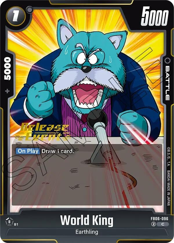Image for World King (FB06-096) (Rivals Clash Release Event Cards) (FB06_PR) - Dragon Ball Super: Fusion World
