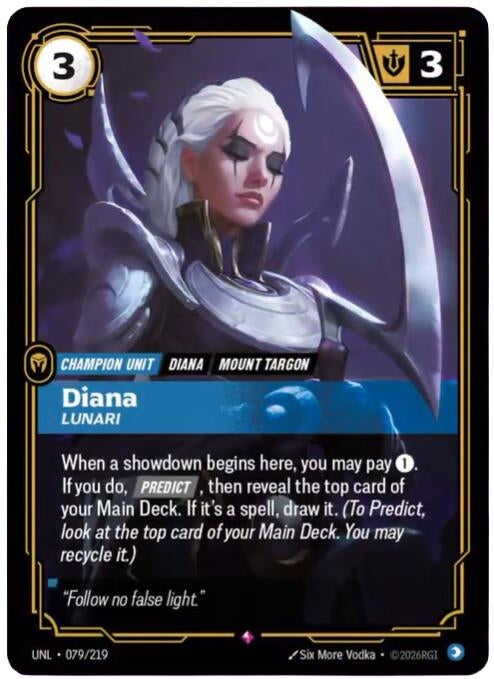 Image for Diana - Lunari (079/219) (Unleashed) - Riftbound: League of Legends Trading Card Game
