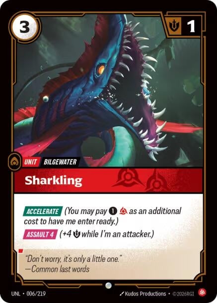 Image for Sharkling (006/219) (Unleashed) - Riftbound: League of Legends Trading Card Game