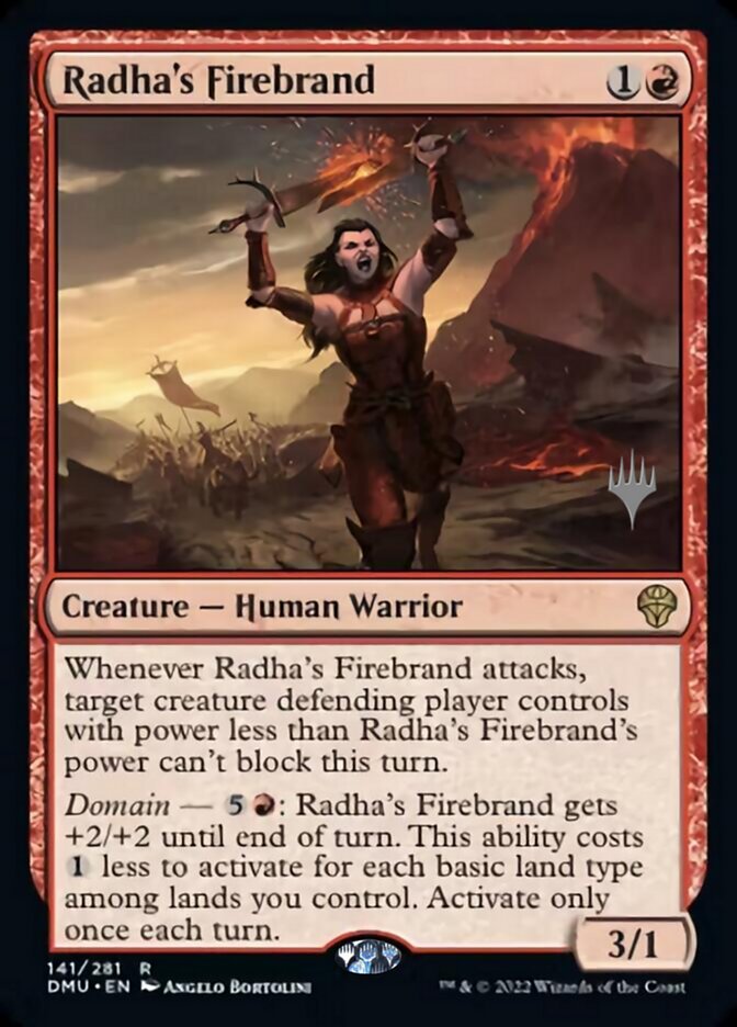 Radha's Firebrand (Promo Pack) [Dominaria United Promos] | Red Riot Games CA