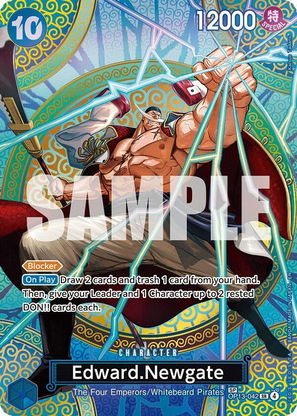 Image for Edward.Newgate (SP) (OP13-042) (Adventure on Kami's Island) - One Piece Card Game