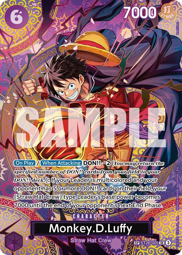 Image for Monkey.D.Luffy (SP) (ST26-005) (Adventure on Kami's Island) - One Piece Card Game