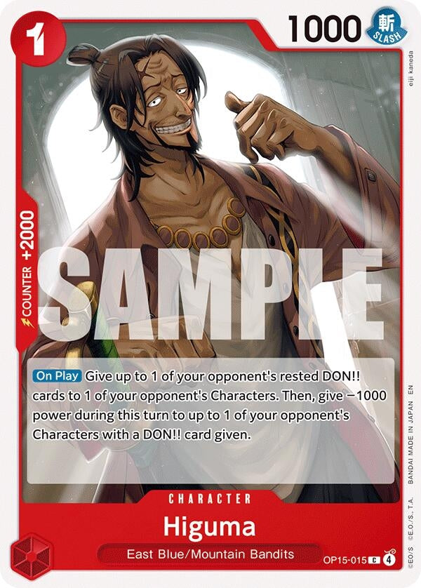 Image for Higuma (OP15-015) (Adventure on Kami's Island) - One Piece Card Game