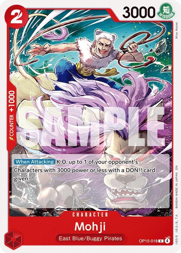 Image for Mohji (OP15-018) (Adventure on Kami's Island) - One Piece Card Game