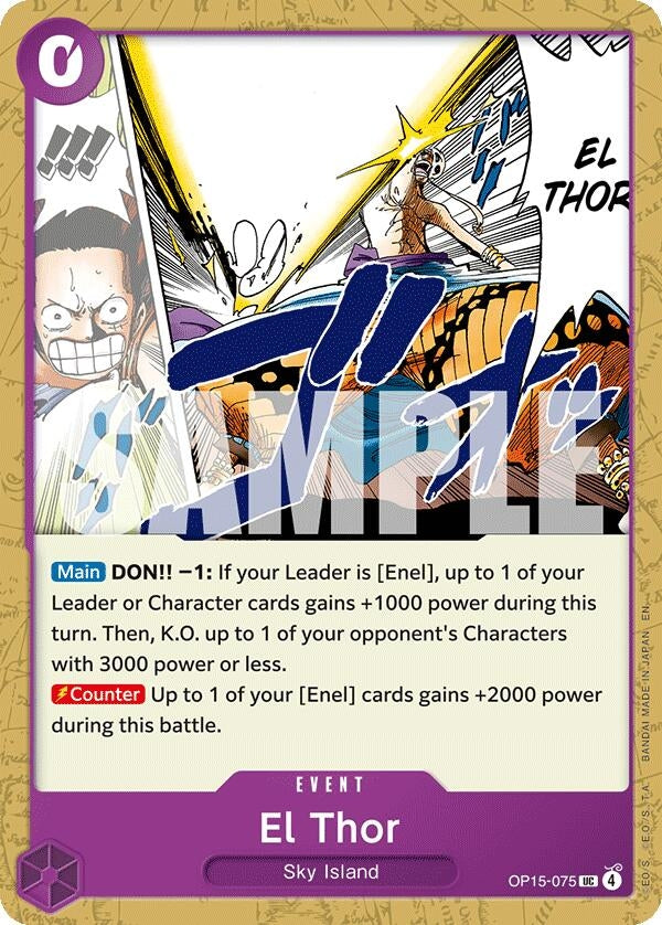 Image for El Thor (OP15-075) (Adventure on Kami's Island) - One Piece Card Game