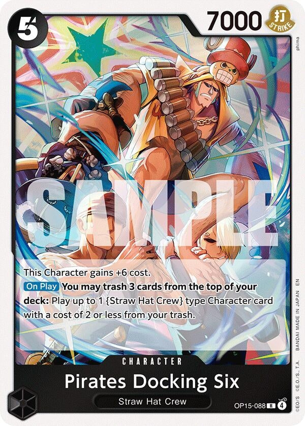 Image for Pirates Docking Six (OP15-088) (Adventure on Kami's Island) - One Piece Card Game